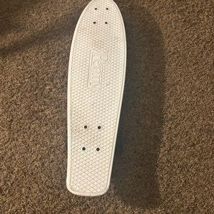 Penny board White Skateboard/longboard